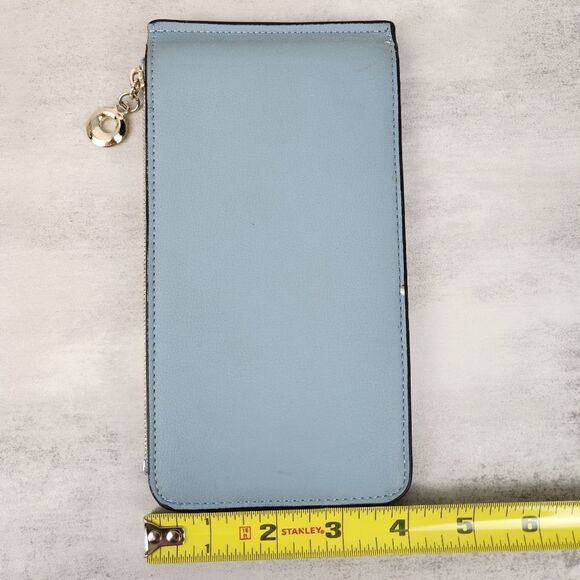 LightâSky Blue 20 Slot Card Holder With Zippered Pouch - Picture 7 of 8